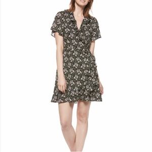 PAIGE Cardamom Wrap Mini Dress